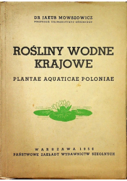 Rośliny wodne krajowe 1950 r.