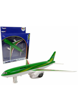 Samolot pasażerski Boeing 777 zielony