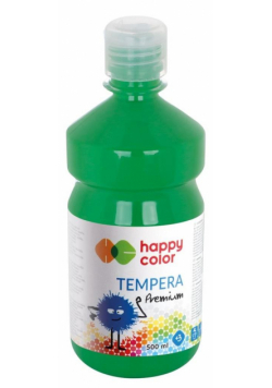 Farba tempera Premium 500ml zielona HAPPY COLOR
