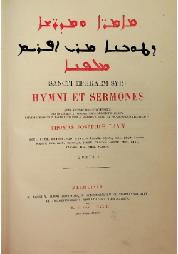 Hymni Et Sermones Tom I do IV ok 1889 r.