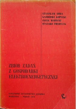 Zbiór zadań z gospodarki elektroenergetycznej