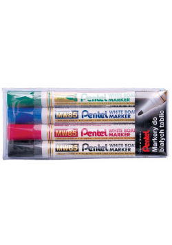 Marker do tablic MW85-4W 4 kolory PENTEL