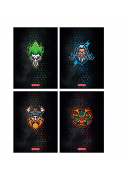 Zeszyt A4/60K linia Game Avatars (5szt)