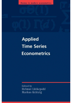 Applied Time Series Econometrics