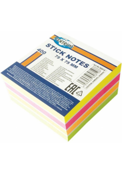 Karteczki samoprzylepne 75x75mm Neon 80810