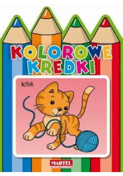Kolorowe kredki - Kotek