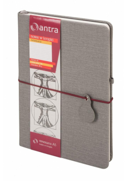 Notes A5 Kropki Renesans Szary ANTRA