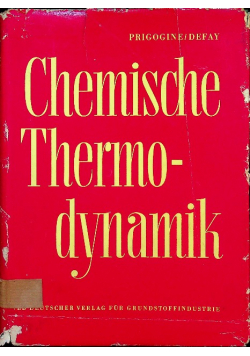 Chemische thermodynamik