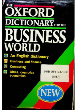The oxford dictionary for the business world