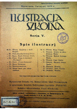 Ilustracja szkolna Serja V 1929 r.