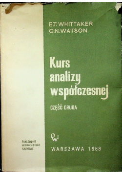 Kurs analizy współczesnej Część II