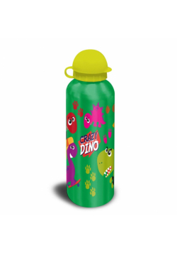 Bidon Aluminiowy, Dinozaury, Zielony, Crazy Dino