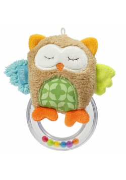 Maskotka z grzechotką Sowa 13 cm