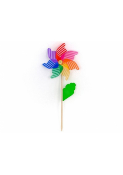 Wiatraczek w paski 60cm