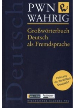 Grossworterbuch Deutsch als Fremdsprache