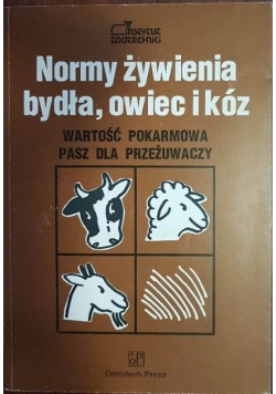 Normy żywienia bydła owiec i kóz