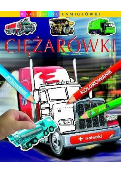 Naklejkowe łamigłówki - Ciężarówki
