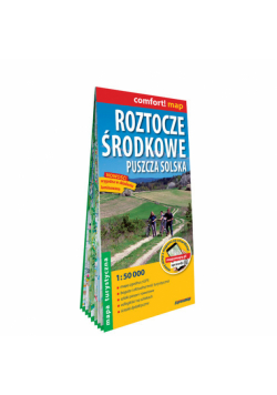 Roztocze Środkowe, Puszcza Solska laminowana mapa turystyczna 1:50 000