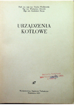 Urządzenia kotłowe