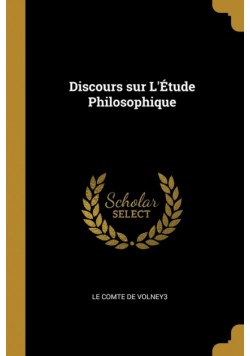 Discours sur L'Étude Philosophique