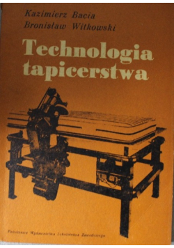 Technologia tapicerstwa