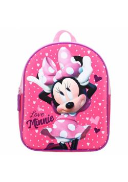 Mały Plecak 3D Myszka Minnie Silni Razem