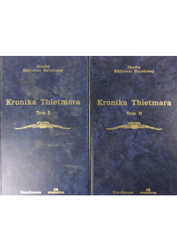 Kronika Thietmara tom 1 i 2
