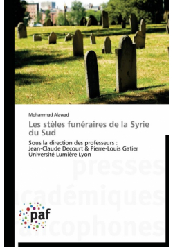 Les stèles funéraires de la syrie du sud