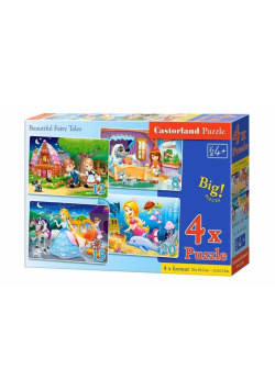 Puzzle x 4 - Beautiful Fairy Tales CASTOR