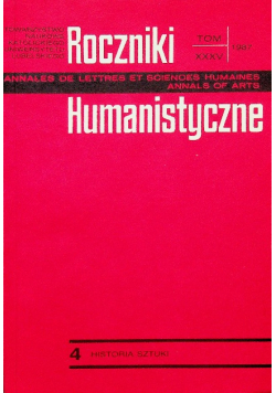 Roczniki Humanistyczne Tom XXXV