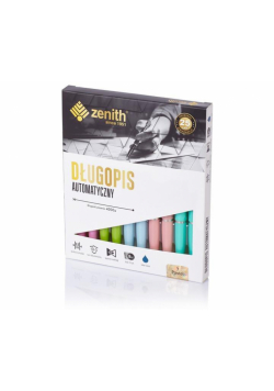 Długopis automatyczny 7 Pastel (10szt) ZENITH