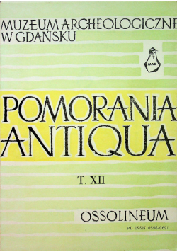 Pomorania antiqua Tom XII