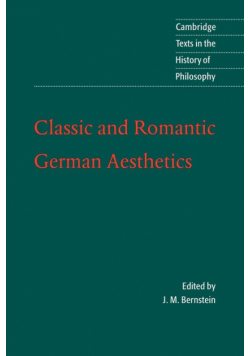 Classic and Romantic German Aesthetics