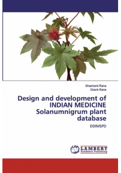 Design and development of INDIAN MEDICINE Solanumnigrum plant database