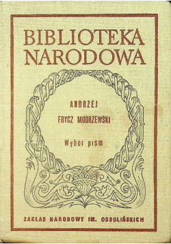 Moorzewski Wybór pism