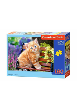 Puzzle 180 Imbirowy kotek CASTOR