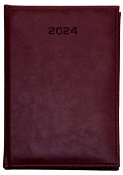 Kalendarz 2024 dzienny A4 Nebraska brąz