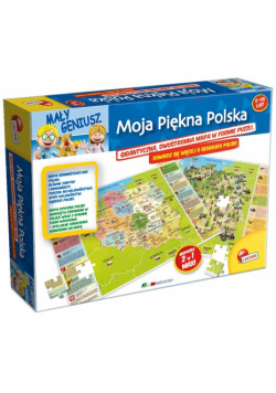 Puzzle Mały geniusz Moja piękna Polska 108