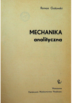 Mechanika analityczna