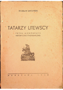 Rocznik tatarski tom 3 Tatarzy litewscy 1938 r.