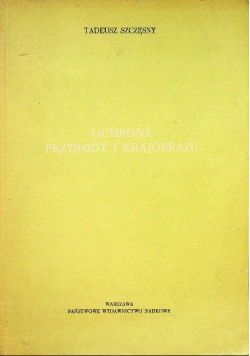 Ochrona przyrody i krajobrazu