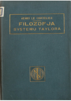 Filozofja sytemu Taylora 1926 r.