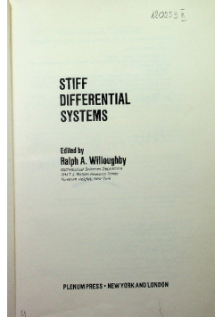Stiff Differential Systems