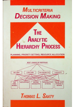 Multicriteria Decision Making The Analytic Hierarchy Process