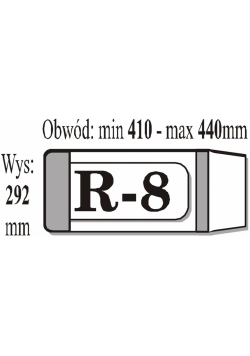 Okładka książkowa regulowana R8 (50szt) IKS