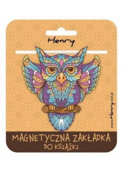 Zakładka magnetyczna. Mandala Sowa