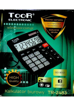 Kalkulator biurowy 8-pozycyjny TR-2483 TOOR