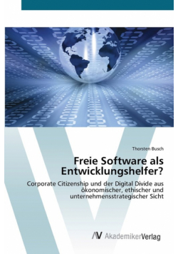 Freie Software als Entwicklungshelfer?