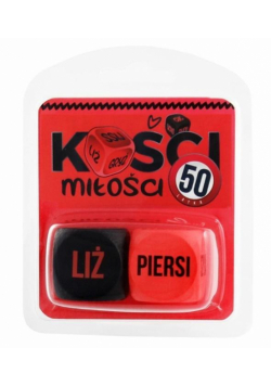 Kości Miłości 50 latka (czerwono-czarne)