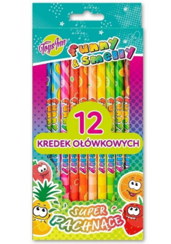 Kredki Funny&Smelly 12szt STnux